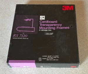 RS 7120 Cardboard Transparency Mounting Frames (3M Overhead Projector) -- Sealed - Picture 1 of 2
