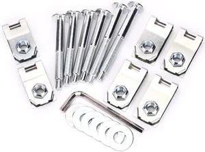 Bed Mounting Bolt Nut Hardware Kit Model Name 924-310 One Size, Silver - Foto 1 di 7