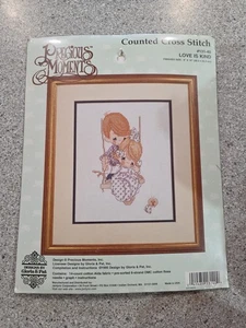 Precious Moments Counted Cross Stitch Stickpackung Love is Kind 131-40 - Bild 1 von 6