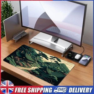 Gaming Mauspad Groß Groß Mäuse Matte Rutschfest Gummibasis Schreibtischunterlage 400x900x2mm - Bild 1 von 10
