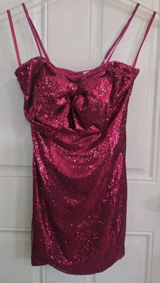 Mini Vestido Torn By Ronny Kobo Lindsay Lentejuelas Lazo Tulipán Talla S Reg Nuevo sin Etiquetas  Foto 1 de 4