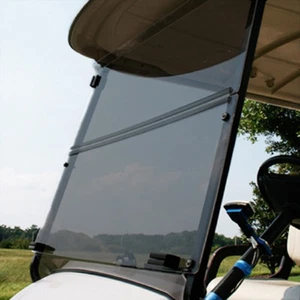 Yamaha Drive2 2017+ Golf Cart Impact Resistant Folding Windshield | Tinted - Picture 1 of 1
