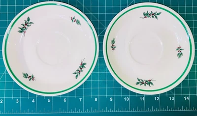 Lote de vajilla fina diseño árbol de Navidad Nikko 11,5" placa redonda horno microondas Foto 1 de 4