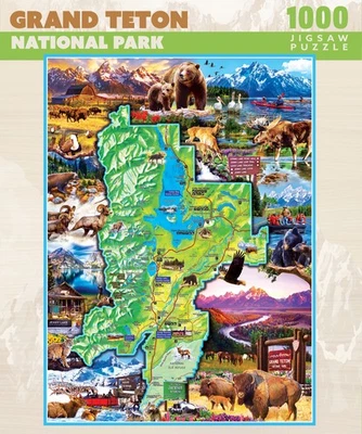 MasterPieces - Grand Teton National Park 1000 Piece Jigsaw Puzzle - Image 1 of 4