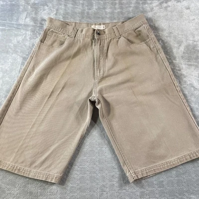 Pantalones Cortos Jean Herramienta De Colección Para Hombres 38x15 Tostado Informal Patín Hip Y2K Urbano Punk Grunge Foto 1 de 4