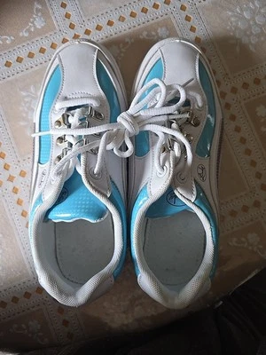 Tênis de boliche Linds Lady Carrie feminino leve azul/roxo destro tamanho 8.5 - Imagem 1 de 4