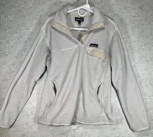 Patagonia Re-Tool Snap T Fleece Pullover Jacke Polartec Ivory Damen Large - Bild 1 von 9