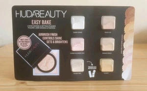 New Huda Beauty easy bake setting powder Sample Card Blister Card 6 X 0.15g - Picture 1 of 14