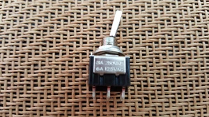 Interruptor de palanca de coche de eje plano DPDT ON--ON para 3v 4.5v 6v 9v 12v 110v 250v AC DC - Imagen 1 de 4