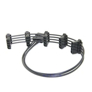 IDE 4Pin Molex Male 1 to 5 Female Power Supply Cable 1 to 5 Splitter - Picture 1 of 2