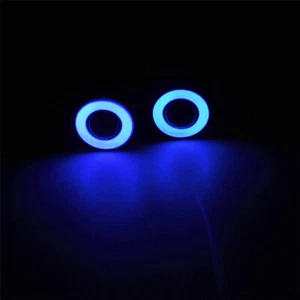 13 mm 2 LEDs blau + weiß Engel & Dämonenaugen LED Scheinwerfer Rücklicht fr 1/10 RC Auto - Bild 1 von 7