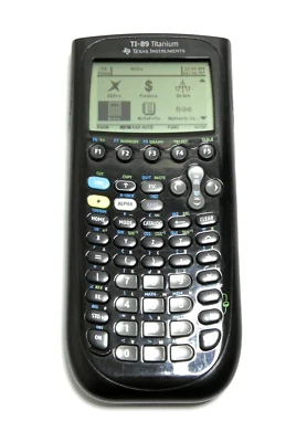 CALCULATRICE TI 89 TITANIUM TEXAS INSTRUMENTS GRAPHIQUE LYCEE SCIENTIFIQUE - Photo 1/4