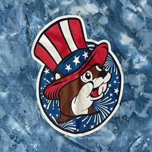 Buc-ee's Shirt Youth XS Blue Tie Dye 4th of July Fireworks USA - Picture 1 of 5