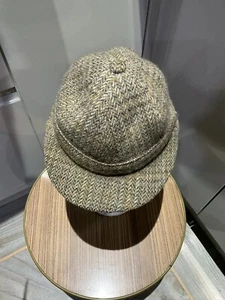 Sombrero de safari vintage verde lana medidas 54,5 cm  - Imagen 1 de 4