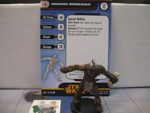=Star Wars Miniaturas VENGANZA DE LOS SITH Wookiee Berserker 22/60 con tarjeta= - Imagen 1 de 1