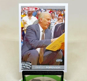 2004-05 Topps Total NBA Basketball 411 Gregg Popovich RC San Antonio Spurs - Picture 1 of 4