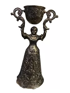 "Jungfraubecher Jungfernbecher DEUTSCHE FIGUR SILBER BRAUTHOCHZEIT Kelch 7" - Bild 1 von 7