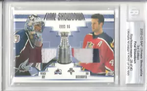 Patrick Roy 2002-03 BAP Ultimate Memorabilia Final Showdown w/ Niedermayer 28/40 - Picture 1 of 2