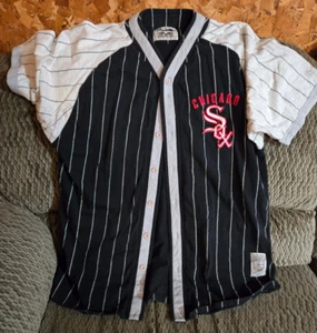 Chicago White Sox Baseball Trikot Shirt X-Large Vintage Nadelstreifen Mirage - Bild 1 von 5