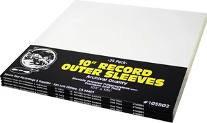 (100) 10SB02 10” Vinyl Record Outer Sleeves – 2mil Thick - Archival Clear BOPP - Imagen 1 de 5