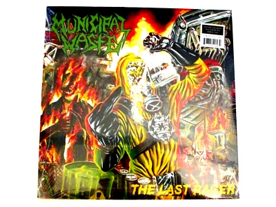 MUNICIPAL WASTE THE LAST RAGER LP YELLOW / GREEN SWIRL SPLATTER VINYL - Image 1 of 2
