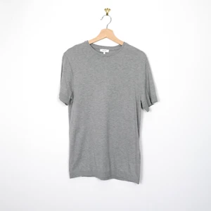 Reiss Iona Self-Start Rib-Knit T-Shirt in grey Small S size - Picture 1 of 6