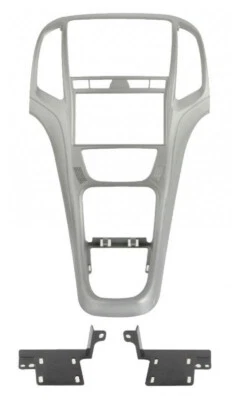 OPEL ASTRA J FINO AL 2018 - MASCHERINA AUTORADIO 2DIN - COLORE ARGENTO - Immagine 1 di 3