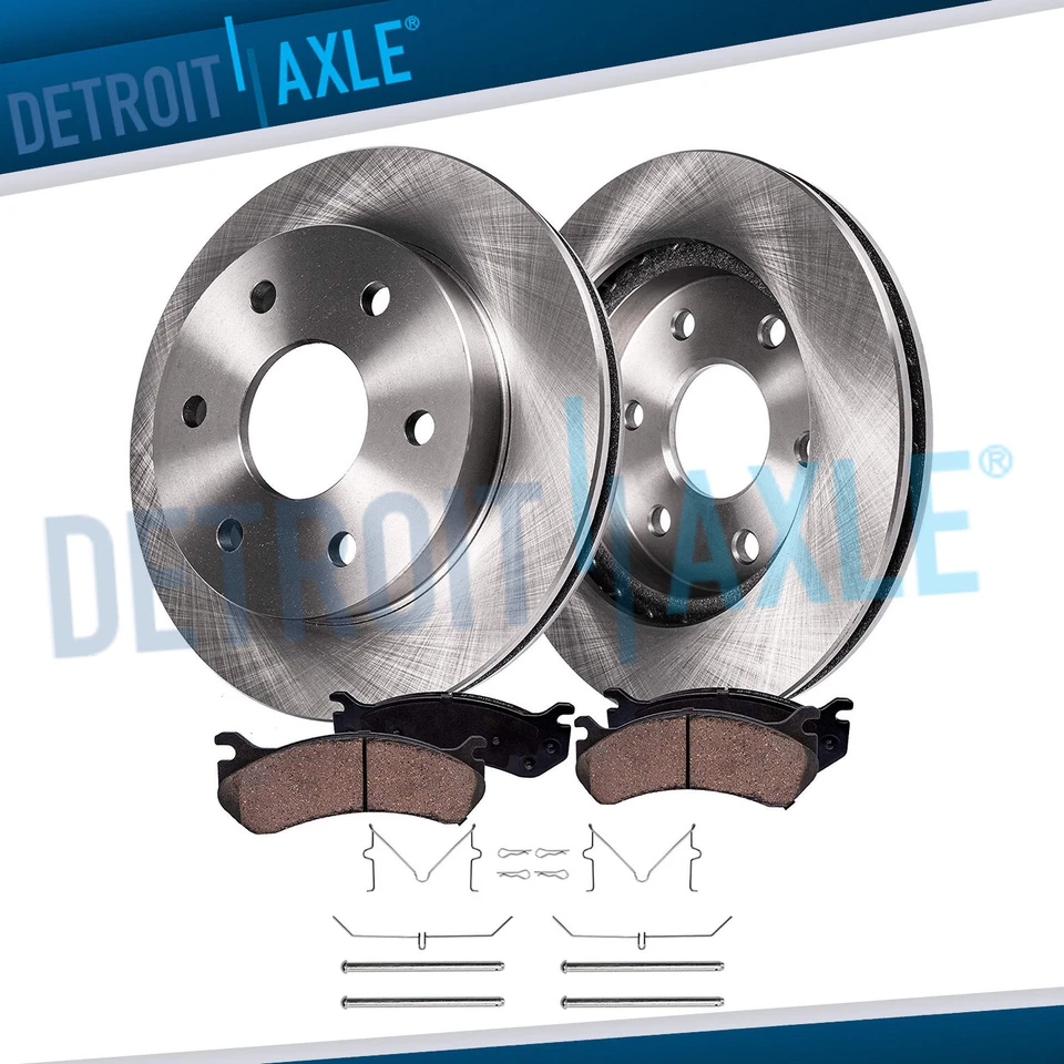 319mm Front Disc Rotors Brake Pad for 2005-2009 Toyota Tacoma FJ Cruiser 4Runner - Изображение 1 из 4