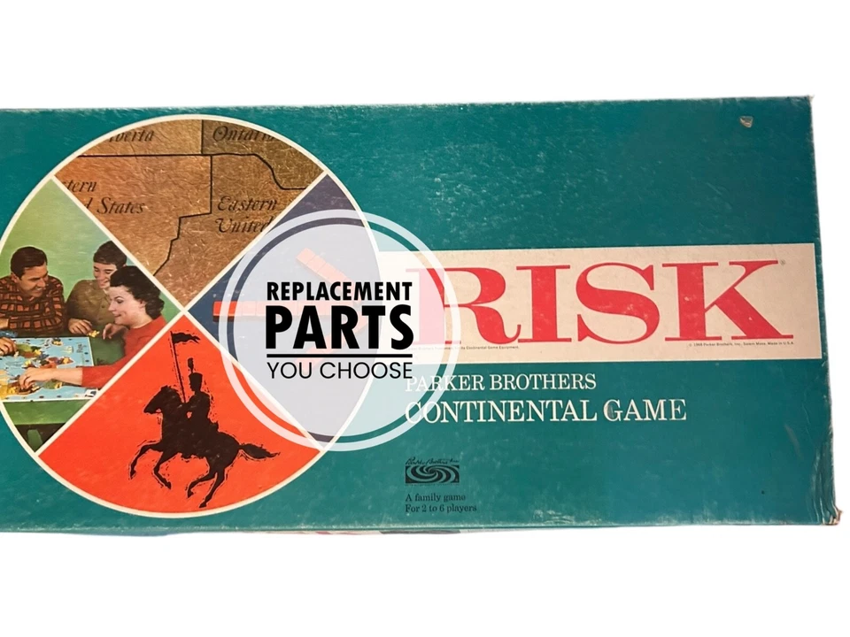 Vintage Risk Continental 1968 Board Game REPLACEMENT PARTS PIECES YOU CHOOSE - Image 1 of 1