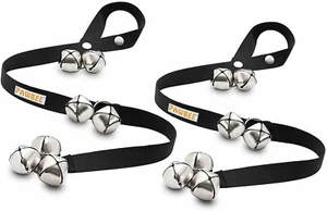 PAWBEE Dog Doorbell 2 Pcs Adjustable 7 Loud Jingle Potty Training Bell Door Knob - Picture 1 of 8