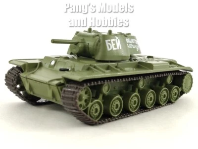 KV-1 KB-1 Ruso - Tanque Pesado Soviético Escala 1/72 Modelo Diecast - Eaglemoss Foto 1 de 4