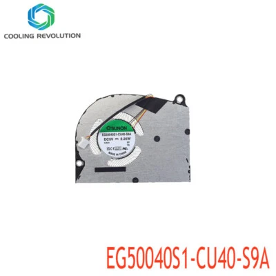 Laptop CPU Cooling Fan EG50040S1-CU40-S9A DC5V 2.25W 4Pin - Image 1 of 2