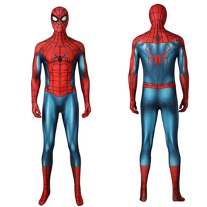 Spiderman No Way Home Jumpsuit Peter Parker Cosplay Suit Costume Halloween Adult - Picture 1 of 12