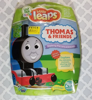 Leap Frog toddler Little Leaps Thomas & Friends 4 Languages Alphabet Manners ++ - Image 1 of 2