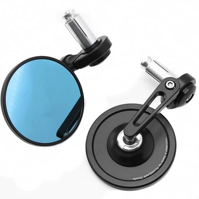 Espejos retrovisores laterales extremos manillar negro para Yamaha Bolt/R-Spec Vino Foto 1 de 4