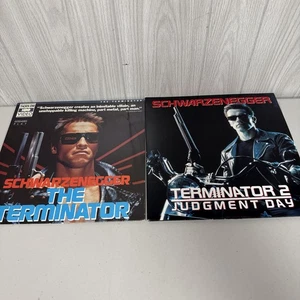 Terminator 1 & T2 Laser Disc LD Movie Lot Laserdisc Extended CAV - Foto 1 di 24