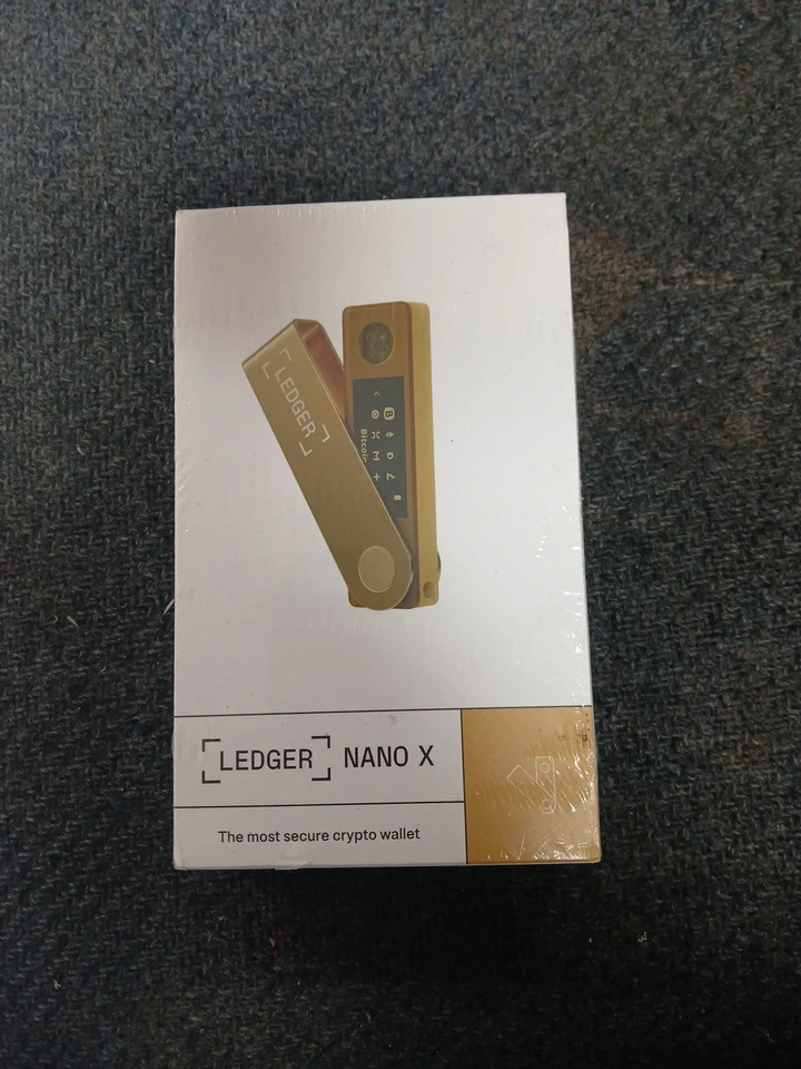 Ledger Nano X Hardware Wallet Gold