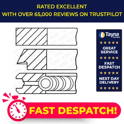 Kit de anillos de pistón (un solo cilindro) para BMW X5 M50d E70, F15 3.0D 11 a 18 nuevo Foto 1 de 4