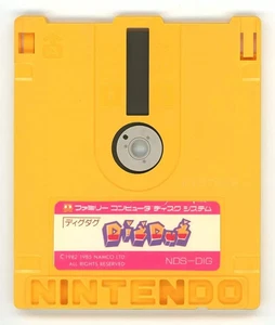 Dig Doug Famicom Disk Software Missing Box Used - Picture 1 of 3