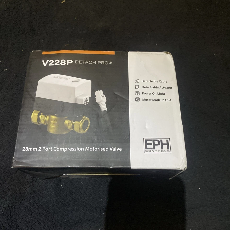 EPH 28mm 2-Port Motorized Central Heating Zone Valve V228P same as Honeywell