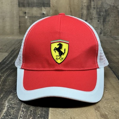 Scuderia Ferrari Formula 1 Team Snapback Hat Racing Logo Official Product Cap - Image 1 of 4