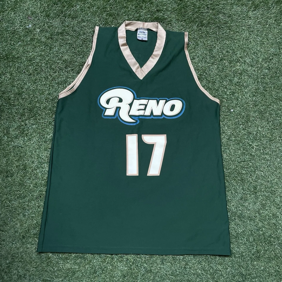 Camiseta Bighorns M Reno Jeremy Lin #17 D/G Liga Baloncesto Día del Juego Camiseta NBA Foto 1 de 4