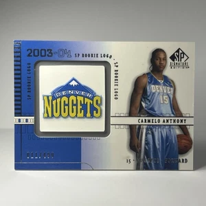CARMELO ANTHONY • RC LOGO 2003-04 Upper Deck SP Signature Edition • Dnvr Nuggets - Picture 1 of 11
