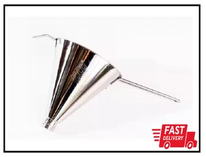 Cooking Funnel Strainer Durable Stainless Steel Metal Kitchen Oil Fryer Utensil - Picture 1 of 3