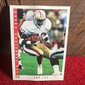 Vintage 1993 NFL Amp Lee Score Sports Trading Card 344 San Francisco 49ers - Picture 1 of 4