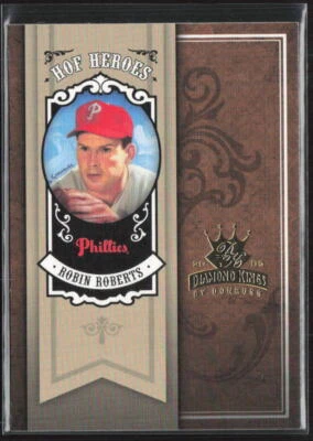 2005 Donruss Diamond Kings #HH-68 Robin Roberts HOF Heroes - Image 1 of 2