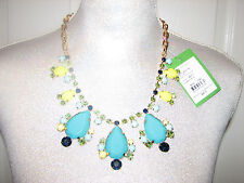 NWT LILLY PULITZER SPRING FLING NECKLACE SHORELY BLUE 