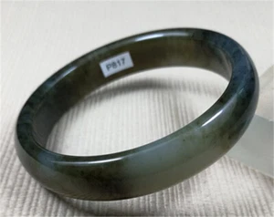 Brazalete Brazalete Antiguo 100% Natural Grado A Jade Hetiano 55MM - Imagen 1 de 12