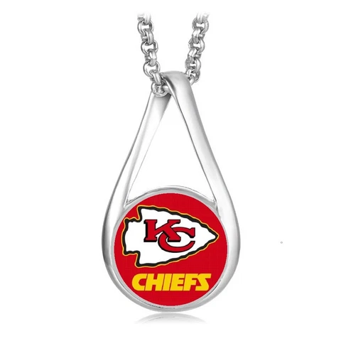 Spec Kansas City Chiefs Womens Infinity Sterling Silver Necklace And Pendant D28 Cover