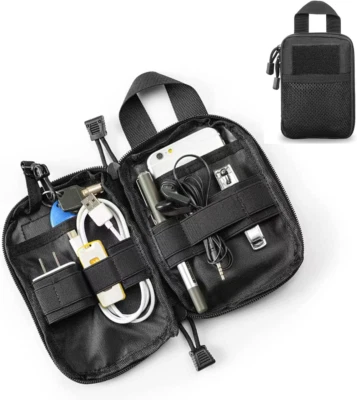 Bolsa táctica Molle compacta utilitaria gadget herramientas organizador cintura EDC bolsa bolsa bolsa Foto 1 de 4